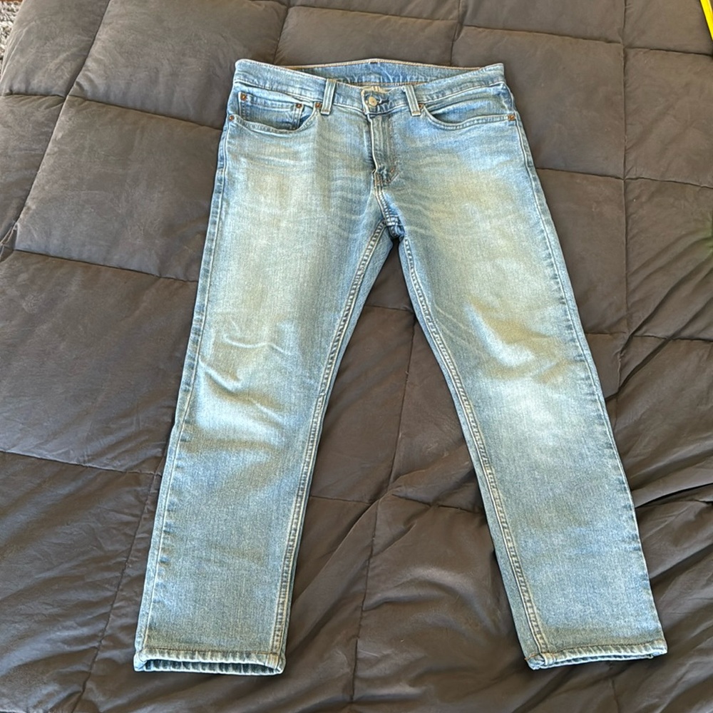 Levi’s 512 Slim Taper Fit Men's Jeans - Color: Worn to Ride; Medium Wash - 34x27